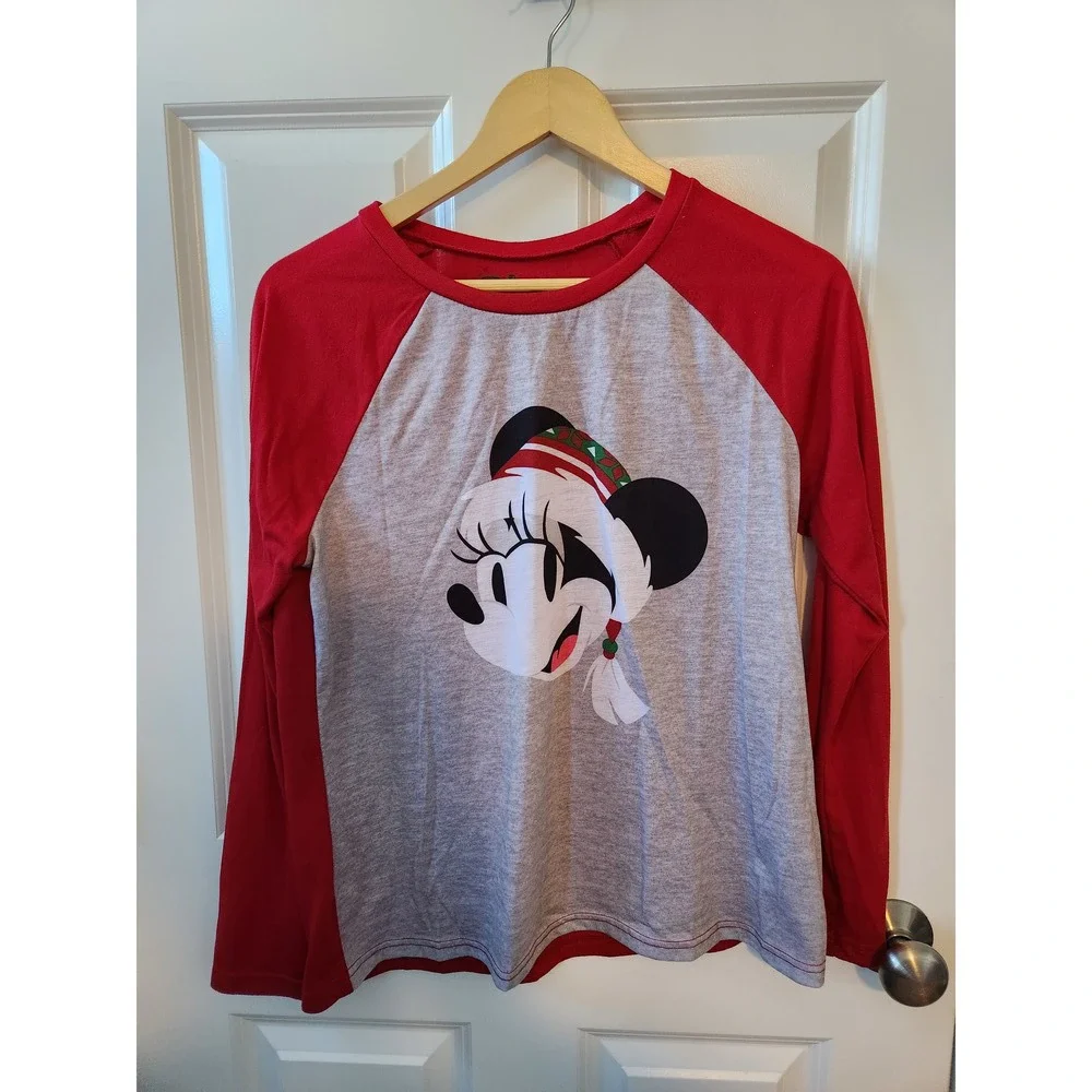 Minnie Mouse Christmas PJ Set M - Picture 2 of 7